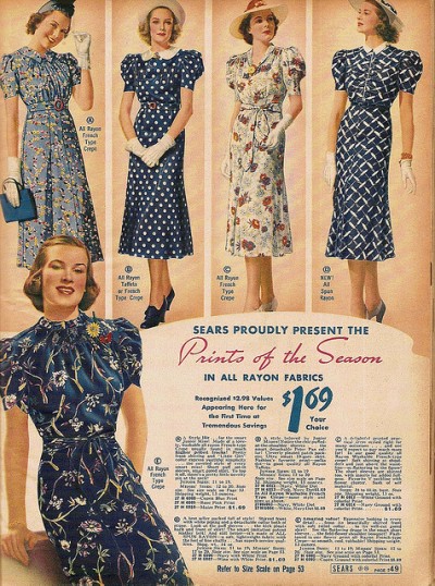 1930s-dresses-advertisement 1930s vintage dresses advertisement