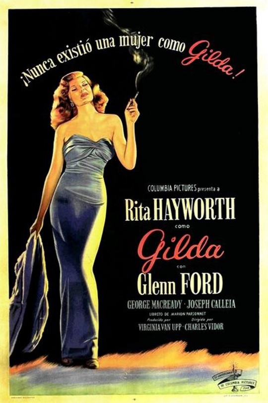 1930s-fashion-bias-cut-dress-vintage-advertisment 1930s advertisement for gilda with rita hayworth