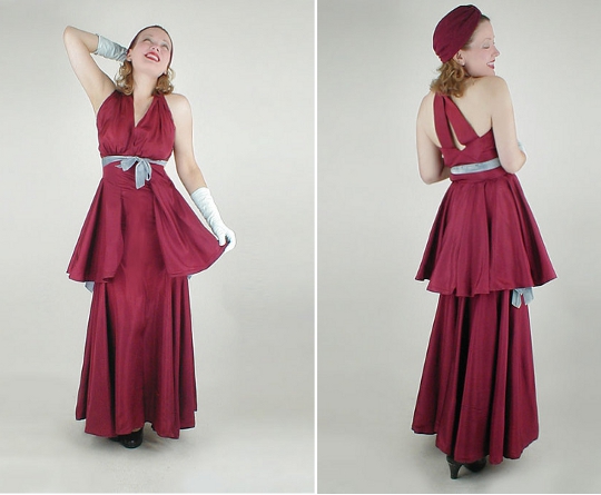 1930s-fashion-halter-neck-dress 1930s fashion halter neck dress