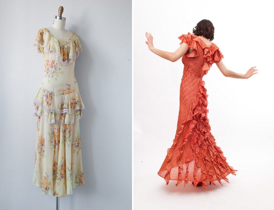 1930s-fashion-ruffles 1930s fashion ruffles