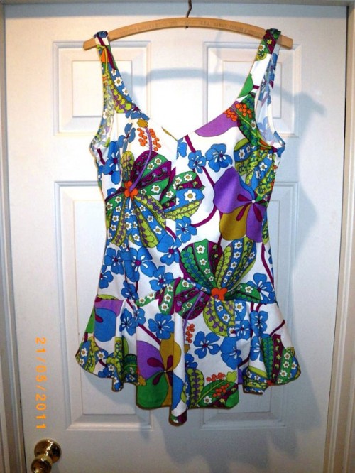 1960s-flounce-skirt-vintage-swimsuit-etsy 1960s flounce skirt vintage swimsuit on etsy