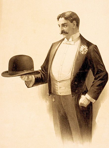 File:White tie, and bowler hat (1896).jpg