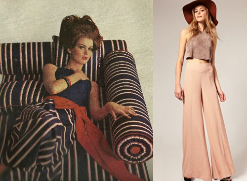 5-asos-womens-vintage-fashion-outfit-palazzo-pants vintage fashion stripes mccalls magazine 1960s