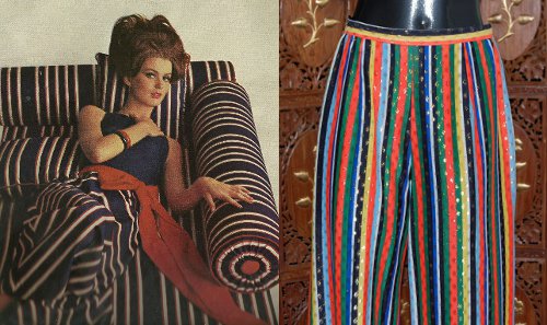 5-etsy-womens-vintage-fashion-outfit-palazzo-pants vintage fashion stripes mccalls magazine 1960s