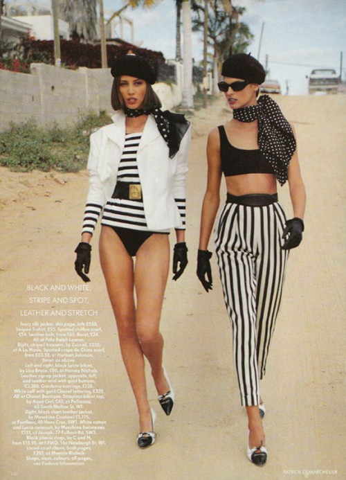 Christy-Turlington-Linda-Evangelista-vintage-photos christy turlington linda evangelista