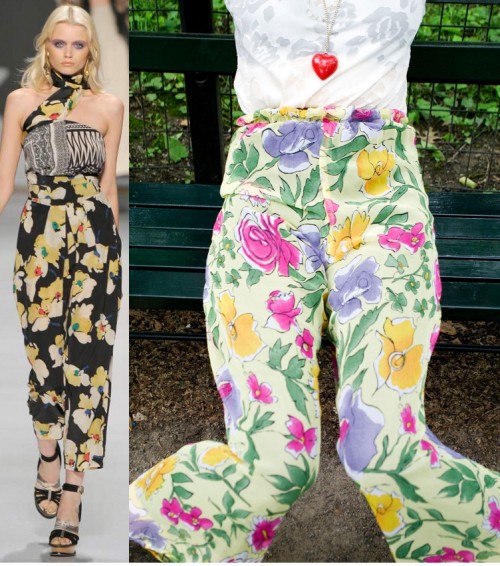 etro-floral-and-vintage-palazzo-pants etro spring 2011 copared to vintage palazzo pants