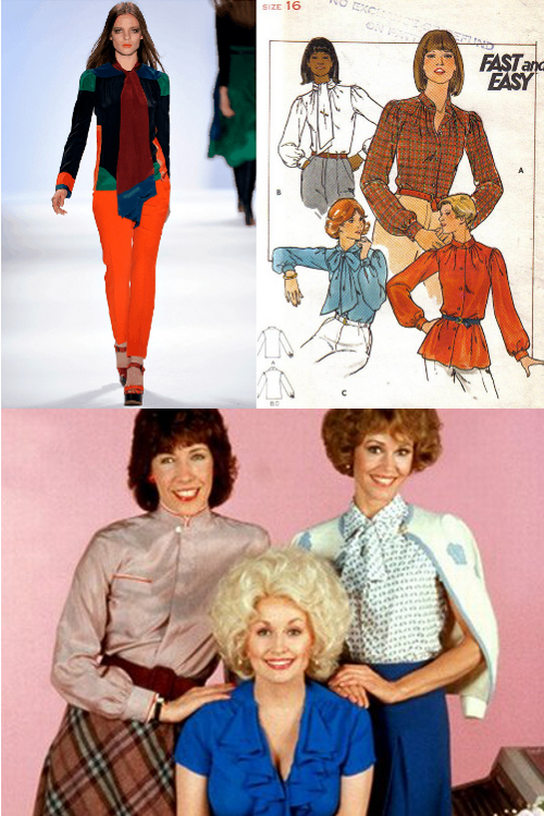 fashion-week-vintage-style-inspiration-secretary-blouses fashion week vintage style inspiration picture