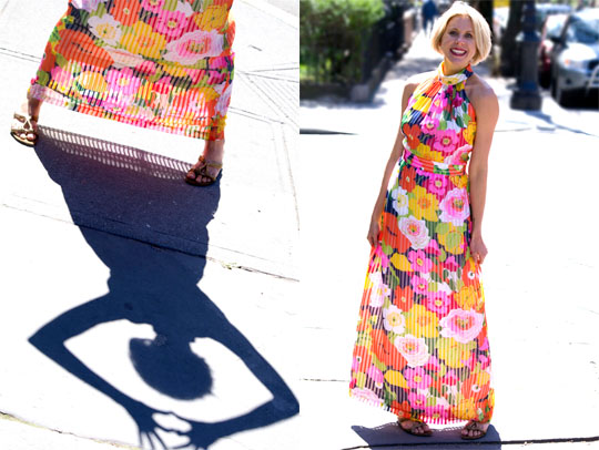 1970s-Floral-Pleated-Maxi-Dress-front-back 1970s-Floral-Pleated-Maxi-Dress_2shot