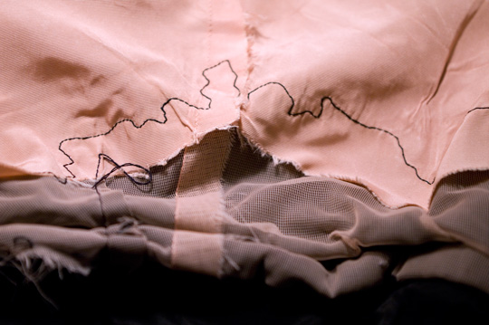 How to Date Clothing the interior of a handmade garment from the 1960s