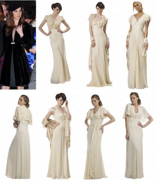 kate-middleton-vintage-dress-libelula-bridal-collection kate middleton sophie cranston vintage inspired wedding dress