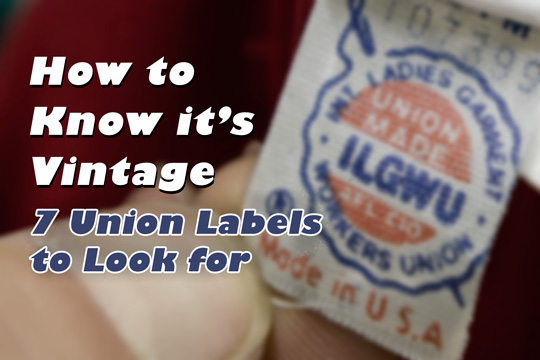 Union Labels an ilgwu union label