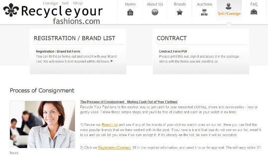 Online Consignment Stores Recycle Your Fashions recycle your fashions is an online consignment store