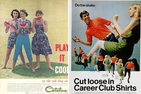 the-mini-skirt-1960s-advertisements-youth-early-60s-vs-late-60s-fashion 1960s advertisements comparing styles of early 60s to late 60s