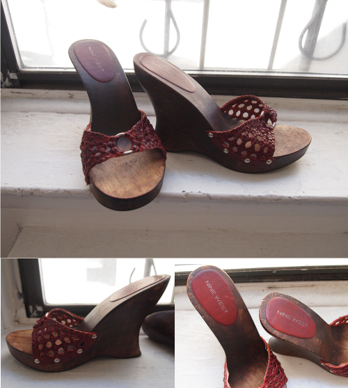 thrift-platform-wedges thrift store spring fashion