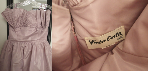 thrift-vintage-eveningwear-victor-costa thrift store spring fashion