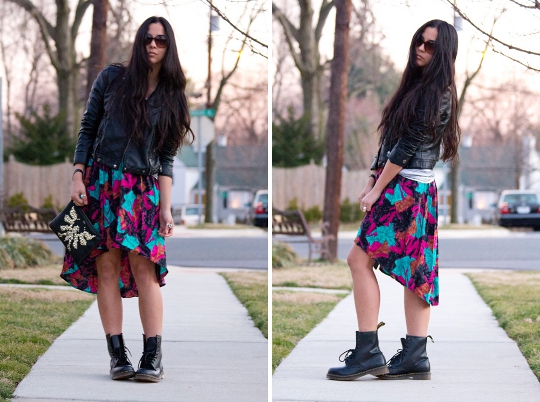 vintage-fishtail-80s-skirt-grunge-double-pane vintage 80s clothing fishtail skirt